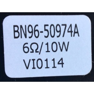 KIT DE BOCINAS PARA TV SAMSUNG ( 6 PZ ) / NUMERO DE PARTE BN96-50974B / BN965974B / 50974B /  6Ω / 10W / VI0114 / PANEL CY-TT065JMLV4H / MODELO QN65Q800TAFXZA